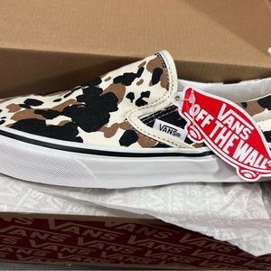 Slip On Vans Cow Print